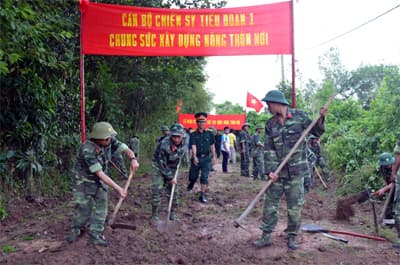 Tham gia xây dựng nông thôn mới tại huyện Củ Chi