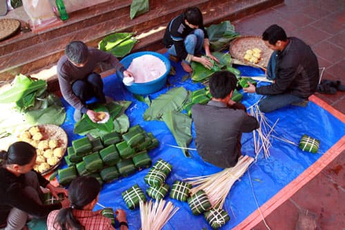 Tết về, nhớ bánh chưng!