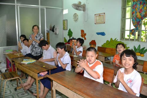 Lớp học nhân ái của một cựu chiến binh