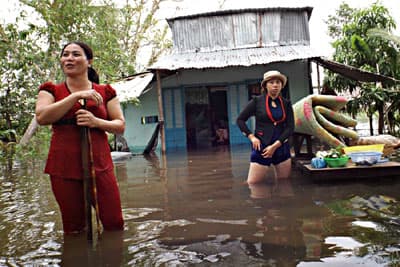 Cần Thơ: Một đoạn đê 2 lần vỡ
