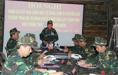 Tăng cường xử lý các tình huống diễn tập sát thực tế tác chiến