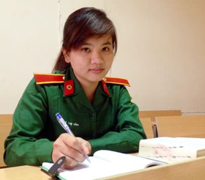 Tâm nguyện của một nữ học viên quân y