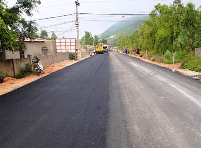 Hoàn thành nâng cấp tuyến đường vào khu mộ Đại tướng Võ Nguyên Giáp