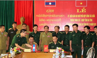 Phối hợp đảm bảo an ninh khu vực biên giới Việt – Lào