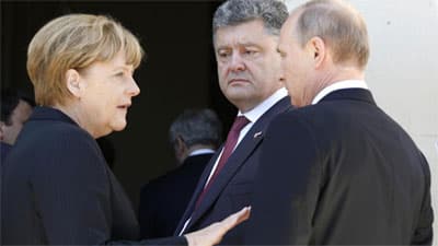 Thủ tướng Đức điện đàm với lãnh đạo Nga, Ukraine