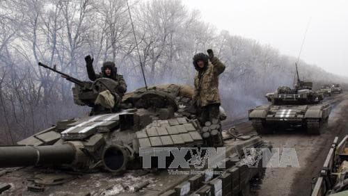 Lãnh đạo Nga, Đức, Pháp, Ukraine lên án việc vi phạm thỏa thuận ngừng bắn tại Donbass