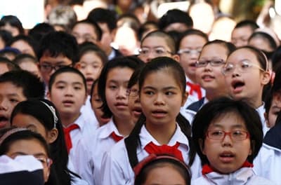Học sinh cả nước sẽ đồng loạt hát Quốc ca vào một giờ