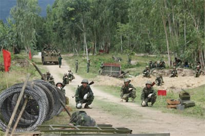 Lính Công binh Tây Nguyên đua sức, tranh tài