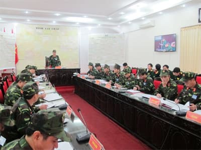 Lai Châu: Khai mạc diễn tập khu vực phòng thủ năm 2013