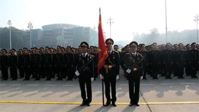 Trường Đại học Trần Quốc Tuấn tổ chức Lễ hứa quyết tâm với Bác