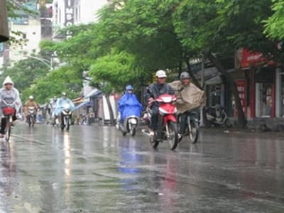 Miền Bắc có mưa trong hai ngày cuối tuần