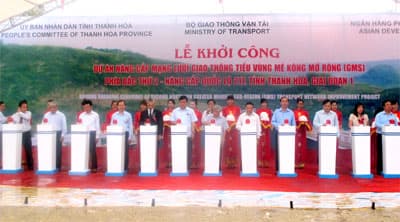 Khởi công Dự án Nâng cấp mạng lưới giao thông Tiểu vùng Mê Kông mở rộng