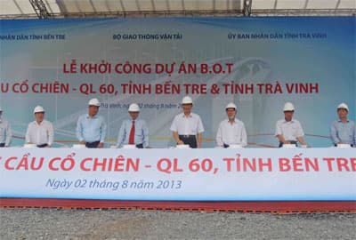 Khởi động lại dự án xây dựng Cầu Cổ Chiên theo hình thức hợp đồng BOT