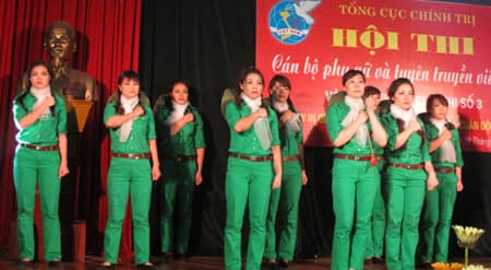 Hội thi cán bộ Hội Phụ nữ và tuyên truyền viên giỏi cụm  3