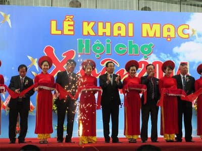 Đà Nẵng: Khai mạc Hội chợ Xuân 2014