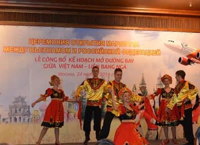 Lễ công bố kế hoạch mở đường bay giữa Việt Nam - LB Nga của Vietjet Air