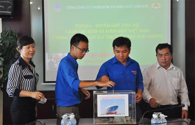 PVFCCo quyên góp 300 triệu đồng ủng hộ cảnh sát biển và kiểm ngư Việt Nam