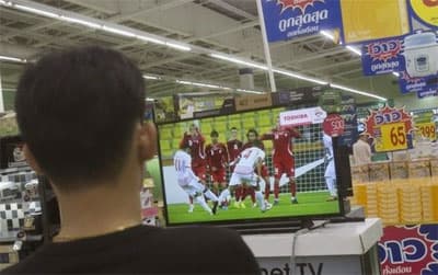 Thái Lan: Quân đội yêu cầu chiếu World Cup miễn phí