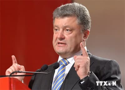 Tỷ phú Poroshenko chính thức đắc cử Tổng thống Ukraine
