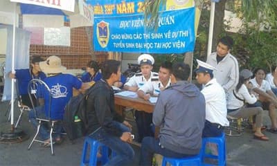Gần ba nghìn thí sinh dự thi Học viện Hải quân