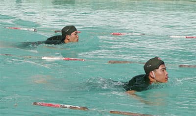 Tăng cường huấn luyện bơi trong toàn quân