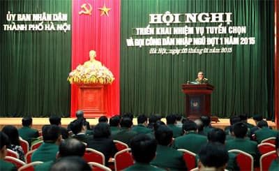 Ba đột phá trong tuyển chọn và gọi công dân nhập ngũ 2015