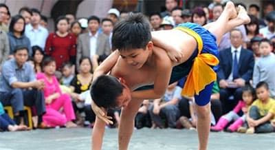 Còn vang tiếng trống hội vật Mai Động