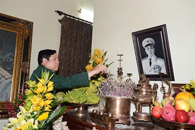 Đại tướng Phùng Quang Thanh tri ân các đồng chí nguyên lãnh đạo Bộ Quốc phòng