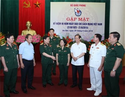 Quân ủy Trung ương và Bộ Quốc phòng luôn quan tâm lãnh đạo, chỉ đạo, đầu tư phát triển hệ thống báo chí quân đội