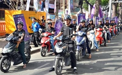 Ngày hội "Thanh niên với văn hóa giao thông"