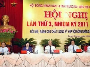 Trao đổi kinh nghiệm hoạt động HĐND 14 tỉnh trung du, miền núi phía Bắc
