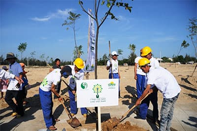 Trồng mới 25.500 cây xanh tại phố cổ Hội An