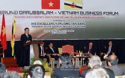 Hoạt động của Chủ tịch nước Trương Tấn Sang tại Bru-nây