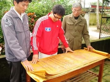 Phát hiện nhiều đạo sắc cổ quý hiếm tại Nghệ An