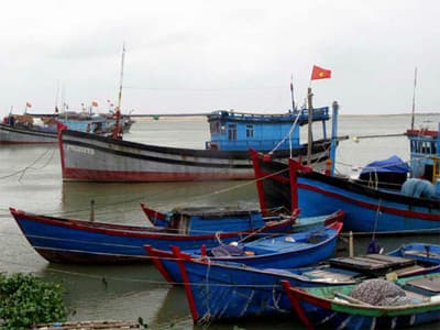 Áp thấp nhiệt đới trên biển