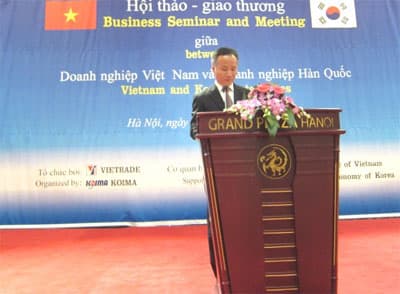 Việt Nam, Hàn Quốc  thúc đẩy thương mại song phương