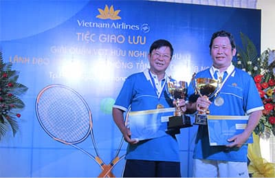 Kết thúc "Giải quần vợt hữu nghị mùa Thu" tranh cúp Vietnam Airlines