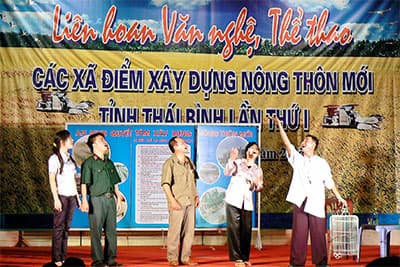 Liên hoan văn nghệ, thể thao các đơn vị điểm xây dựng nông thôn mới Thái Bình