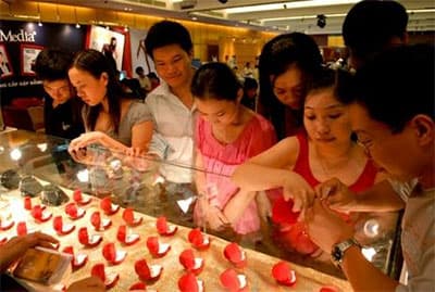 Giá tăng nhưng không nhiều người mua vàng