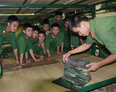 Mùa thu đầu tiên của chiến sĩ mới