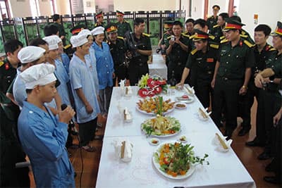 Hội thi “Đơn vị nuôi quân giỏi, quản lý quân nhu tốt”