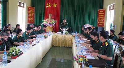 Thượng tướng Lê Hữu Đức kiểm tra công tác QS-QP tại Bộ CHQS tỉnh Yên Bái
