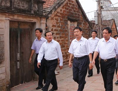 Bí thư Thành ủy Hà Nội chỉ đạo bảo tồn làng cổ Đường Lâm