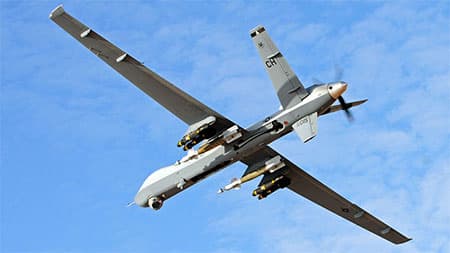 Pháp đặt mua 16 tổ hợp máy bay không người lái Reaper