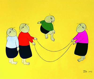 Triển lãm tranh “Câu chuyện làng quê”