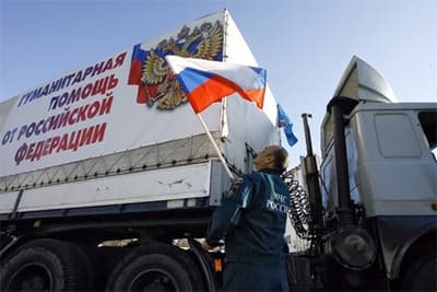Đoàn xe cứu trợ Nga tiếp tục tới miền Đông Ukraine