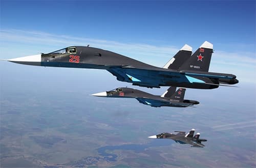 Không quân Nga nhận thêm máy bay tiêm kích-bom Su-34