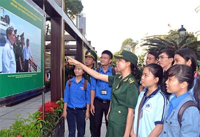 Triển lãm gần 200 ảnh về vẻ đẹp Bộ đội Biên phòng Việt Nam