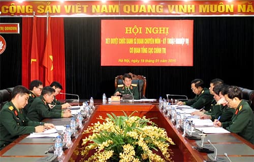 Xét duyệt chức danh sĩ quan chuyên môn-kỹ thuật-nghiệp vụ