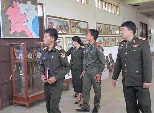 Nơi “truyền lửa” về lịch sử Quân đội nhân dân Lào